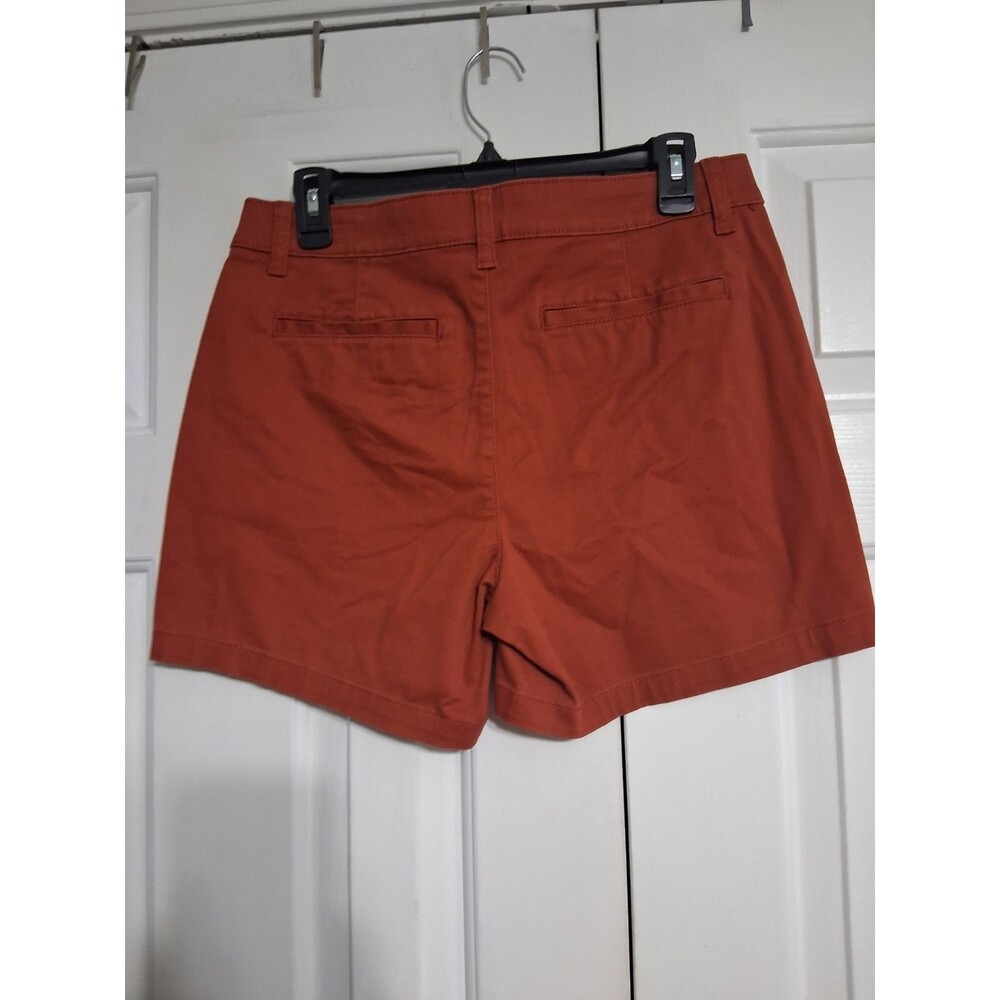 NWT Women's A.N.A Midrise 5"Midi Shorts Size 8 Chili Oil A7 - Picture 4 of 4